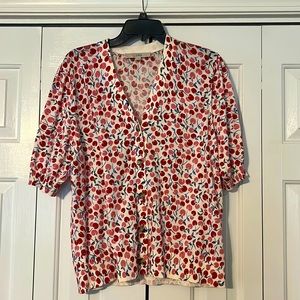 Loft short sleeved cardigan size XL.